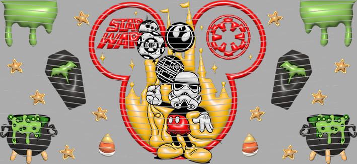 16oz Disney style-D-764